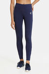 Zelocity Mid Rise Quick Dry Leggings - Evening Blue — thumbnail 2